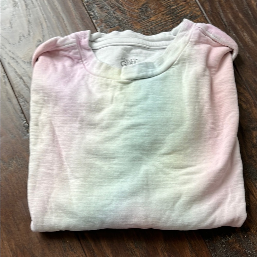 Athleta girls Kids Pastel Tie-Dye Shirt